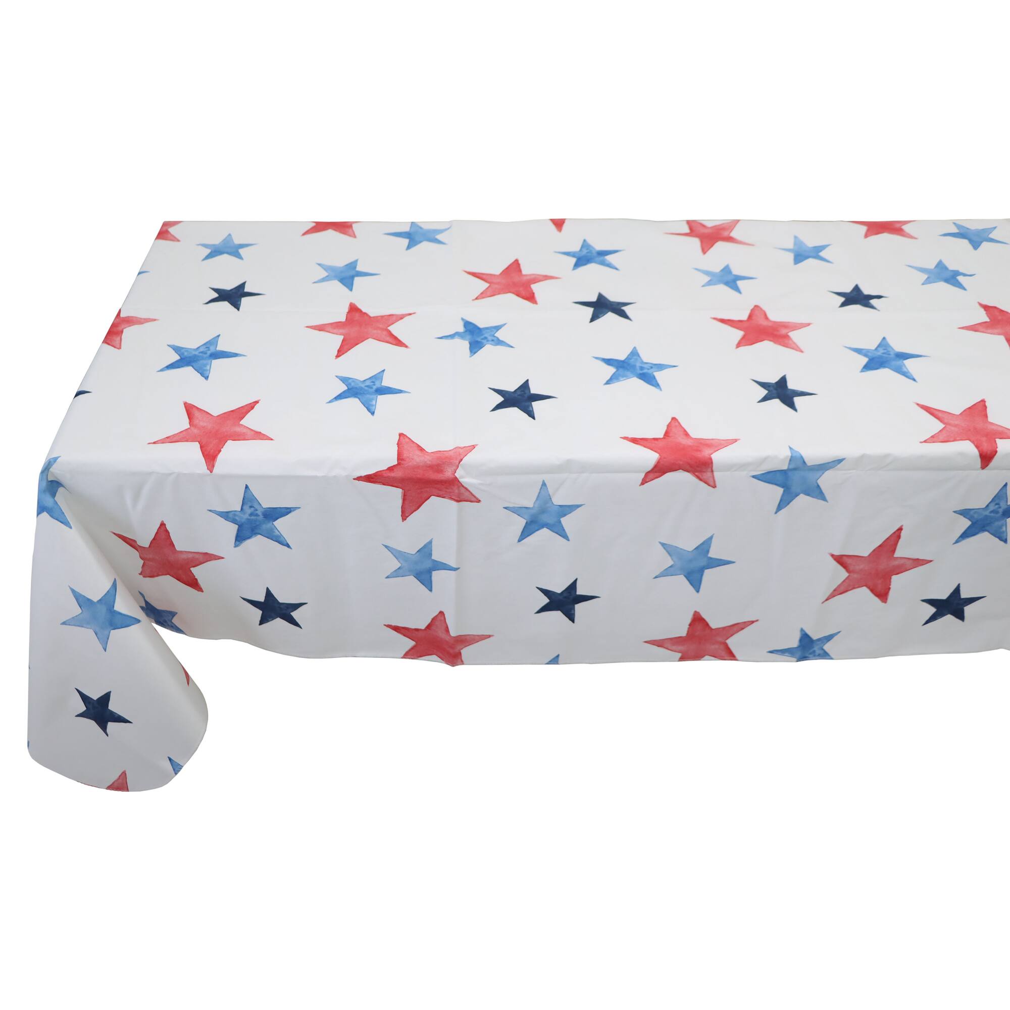 52" x 70" Red, White & Blue Stars Tablecloth by Celebrate It™